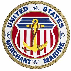 merchant marine full, color military plaque, merchant marine painted round military plaques