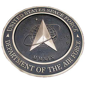 3d space force seals, 3d space force plaques, 3d space force emblems