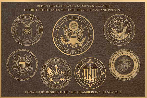 military bronze plaques, military bronze seals, military bronze emblems,