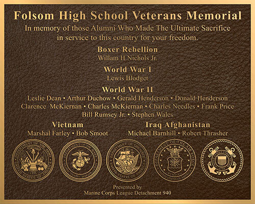 military wall plaques,  bronze image cast plaques 